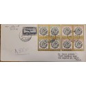 J) 1964 AFGHANISTAN, AIRPLANE, MULTIPLE STAMPS, AIRMAIL, CIRCULATED COVER, FROM AFGHANISTAN TO CALIFORNIA