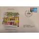 J) 1979 COCKS ISLANDS, INAUGURATION OF POSTAL SERVICE, HOUSE, AIRMAIL, CIRCULATED COVER, FROM COCK ISLANDS TO MIAMI
