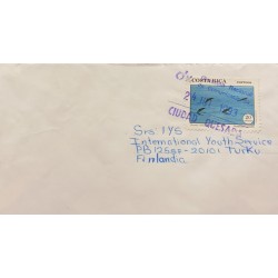 M) 1993, COSTA RICA, DOLPHIN PROTECTION, MAIL, CIRCULATED COVER FROM COSTA RICA TO FINLANDIA
