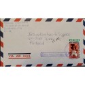 A) 1976, GUATEMALA, CIRCULATED COVER TO FINLAND, AERIAL, SLOGAN CANCELATION AVOID ACCIDENTS, INTERNATIONAL YEAR OF WOMEN STAMP