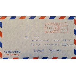 A) 1972, GUATEMALA, METER STAMP, COVER SHIPPED TO FINLAND, AIRMAIL, XF