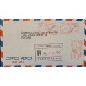 A) 1975, GUATEMALA, METER STAMP, QUETZAL, REGISTERED, CIRCULATED COVER TO FINLAND, AIRMAIL, XF