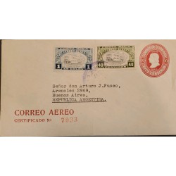 L) 1947 COSTA RICA, COLON, RED, 1OCENTS, CENTENARY OF SAN JUAN DE DIOS HOSPITAL, ARCHITECTURE