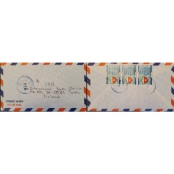 A) 1992, GUATEMALA, COVER SHIPPED TO FINLAND, AIRMAIL, CENTENARY OF THE FOUNDATION OF THE STAFF FOR NATIONAL DEFENSE STAMPS