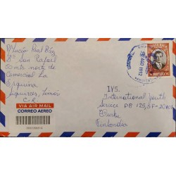 L) 1992 COSTA RICA, DR SOLON NUÑEZ, PUBLIC HEALTH, MEDICINE, CULTURAL RADIOPHONY, AIRMAIL, CIRCULATED COVER FROM