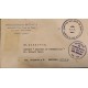 L) 1949 COSTA RICA, METHER STAMPS, SAN JUAN DE DIOS HOSPITAL, CIRCULATED COVER FROM COSTA RICA TO CARIBBEAN