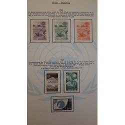 J) 1961-1962 CHINA, FOOD AND AGRICULTURE ORGANIZATION OF THE UN, COMMEMORATING THE WORLD METEOROLOGICAL