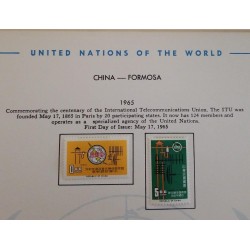 J) 1965 CHINA, COMMEMORATING THE CENTENARY OF THE INTERNATIONAL TELECOMMUNICATIONS UNION