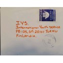 A) 1989, GUATEMALA, AIRMAIL, COVER SHIPPED TO TURKU-FINLAND, SQUIPULAS A FIRM STEP TOWARDS PEACE STAMP