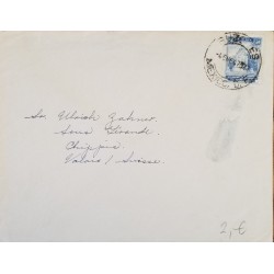 J) 1923 MEXICO, CUAUHTEMOC MONUMENT, AIRMAIL, CIRCULATED COVER, FROM MEXICO