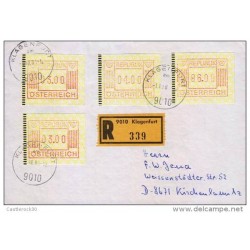 E) 1983 AUSTRIA, FRAMA ATM AUSTRIA, CIRCULATED COVER