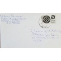 J) 1980 MEXICO, MEXICO EXPORT, WROUGHT IRON, AIRMAIL, CIRCULATED COVER, FROM MEXICO TO CALIFORNIA