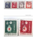 L) 1929 JAPAN, SCOTT 206 1 1/2S GRAY VIOLET, "GREAT SHRINES OF ISE", RED CROSS BADGE, 6S, GREEN, XF
