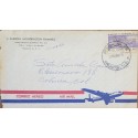 J) 1960 MEXICO, 50 ANNIVERSARY OF NATIONAL AVIATION, AIRMAIL, CIRCULATED COVER, FROM MEXICO TO COLIMA