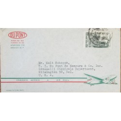 J) 1946 MEXICO, III BOOK FAIR, AIRMAIL, CIRCULATED COVER, FROM MEXICO TO USA