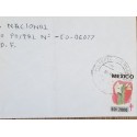 J) 2000 MEXICO, CACTUS, TB SEALS, AIRMAIL, CIRCULATED COVER, FROM MEXICO