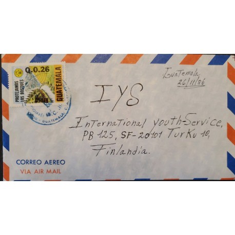 A) 1985, GUATEMALA, FOREST PROTECTION, LETTERS SENT TO FINLAND
