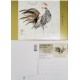 A) 2005, CANADA, ROOSTER, POSTCARD, CHINESE CALENDAR, NEW YEAR, XF