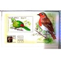 A) 2000, SOUTH AFRICA, BIRDS, INTERNATIONAL PHILATELIC EXHIBITION THE STAMP SHOW 2000. LONDON