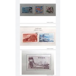 L) 1956 - 1957 JAPAN, MANDARIN DUCKS, NATIONAL PARK, MOUNTAIN, FIFTEENTH INTERNATIONAL CHAMBERS OF