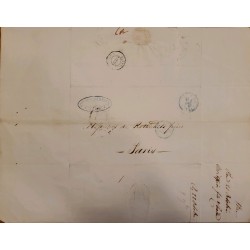 J) 1813 FRANCE, PREFILATELIC, COMMERCIAL CORRESPONDENCE OF ROTSCHILD, CIRCULATED COVER, FROM FRANCE TO PARIS