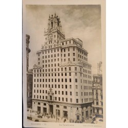 J) 1920 FRANCE, THE TELEFONICA, BUILDING, POSTCARD, XF