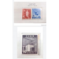 L) 1956 - 1958 JAPAN, NATIONAL ATHLETICS, SPORT GAMES, BOXING, GYMNASTICS, ALBUM PAGE NO INCLUDED
