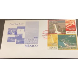 L) 2007 MEXICO, GREAT WORKS, INFRASTRUCTURE, THE CAJON DAM, WATER, ELECTRIC, FDC