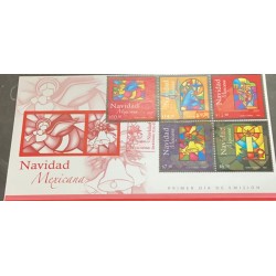 L) 2007 MEXICO, MEXICAN CHRISTMAS, ART, CAMPAIGN,BIRTH, FULL COLORS, FDC