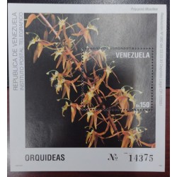 L) 1993 VENEZUELA, ORCHID, NATURE, FLOWERS, POLYCYCNIS MUSCIFERA, MNH
