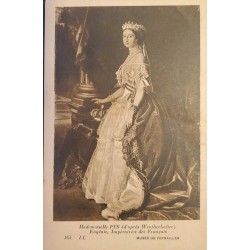 J) 1920 FRAMCE. MISS PIN (AFTER WINTERHALTER), EUGENIE, EMPRESS OF THE FRENCH, VERSAILLES MUSEUM, POSTCARD, XF
