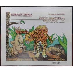 L) 1997 VENEZUELA, CHILDREN'S STORIES, UNCLE TIGRE AND UNCLE RABBIT, NATURE, CARTOON, MNH