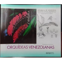 L) 1997 VENEZUELA, ORCHID, NATURE, FLOWERS, RODRIGUEZIA LANCEOLATA, MNH