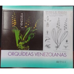 L) 1998 VENEZUELA, ORCHID, FLOWERS, NATURE, PLEUROTHALLIS IMMERSA, MNH
