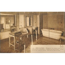 J) 1910 FRANCE, BATHROOM, TOILET ITEMS GIVEN BY THE CITY COUNCIL OF PARIS TO JOSEPHINE, ELM BURL TOILET