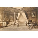 J) 1910 FRANCE, EMPERATRIZ'S ROOM, AUTHENTIC BED SIGNED BY JACOB, THE REST