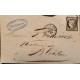 J) 1849 FRANCE, CERES, CIRCULATED COVER, FROM FRNACE TO POLAND