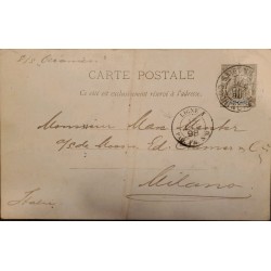 J) 1867 INDOCHINE, PEACE AND COMMERCE, POSTCARD, POSTAL STATIONARY, CIRCULATED COVER