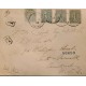 J) 1908 FRANCE, THE SHOWER, MULLTIPLE STAMPS, AIRMAIL, CIRCULATED COVER, FROM FRANCE TO CONSTANTINOPLA