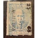 J) 1868 MEXICO, HIDALGO, 25 CENTS, DISTRICT IN ACAPULCO, MN