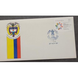 J) 1987 COLOMBIA, FIRST MEETING OF 8 LATIN AMERICAN PRESIDENTS, POLITICAL CONCERTATION MECHANISM, FDC