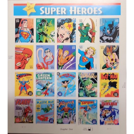 J) 2005 UNITED STATES, COMICS, SUPERHEROES, WONDERFUL WOMAN, SUPERMAN, BATMAN, GREEN LANTERN