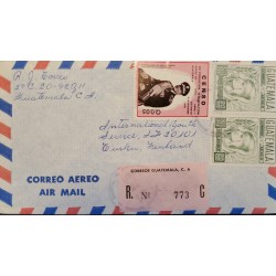 J) 1978 GUATEMALA, BICENTENNIAL OF NEW GUATEMALA DE LA ASUNCIÓN, AIRMAIL, CIRCULATED COVER