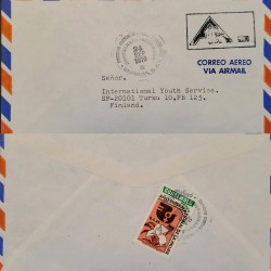 J) 1979 GUATEMALA, INTERNATIONAL YEAR OF WOMEN, AIRMAIL, CIRCULATED COVER, FROM GUATEMALA TO FINLAND