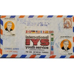 J) 1986 GUATEMALA, WRITERS POETS AND NATIONAL HISTORIANS, CESAR BRAÑAS, INTERNATIONAL YOUTH SERVICE