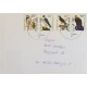 J) 1991 GERMANY, EAGLE, MULTIPLE STAMPS, AIRMAIL, CIRCULATED COVER, FROM GERMANY