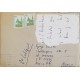 J) 1960 GERMANY, HOUSES, FRAGMENT OF THE LETTER, MULTIPLE STAMPS, AIRMAIL, CIRCULATED COVER, FROM GERMANY TO MEXICO