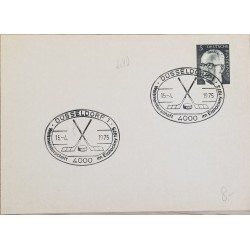 J) 1975 GERMANY, ICE HOCKEY, AIRMAIL, CIRCULATED COVER, FROM GERMANY
