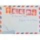 J) 1979 GERMANY, BUS, LIGHTHOUSE, MULTIPLE STAMPS, AIRMAIL CIRCULATED COVER, FROM GERMANY TO USA