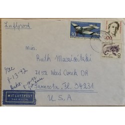 J) 1945 GERMANY, AIRPLANE, THERESE GIEHSE, DORTHEA ERXLEBEN, MULTIPLE STAMPS, AIRMAIL